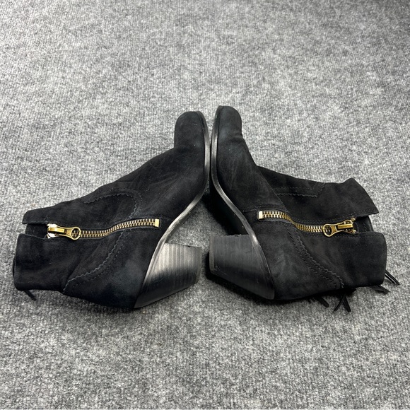 Sam Edelman Size 7 Embossed Reyes Heeled Zip Boot/Booties - Picture 7 of 10